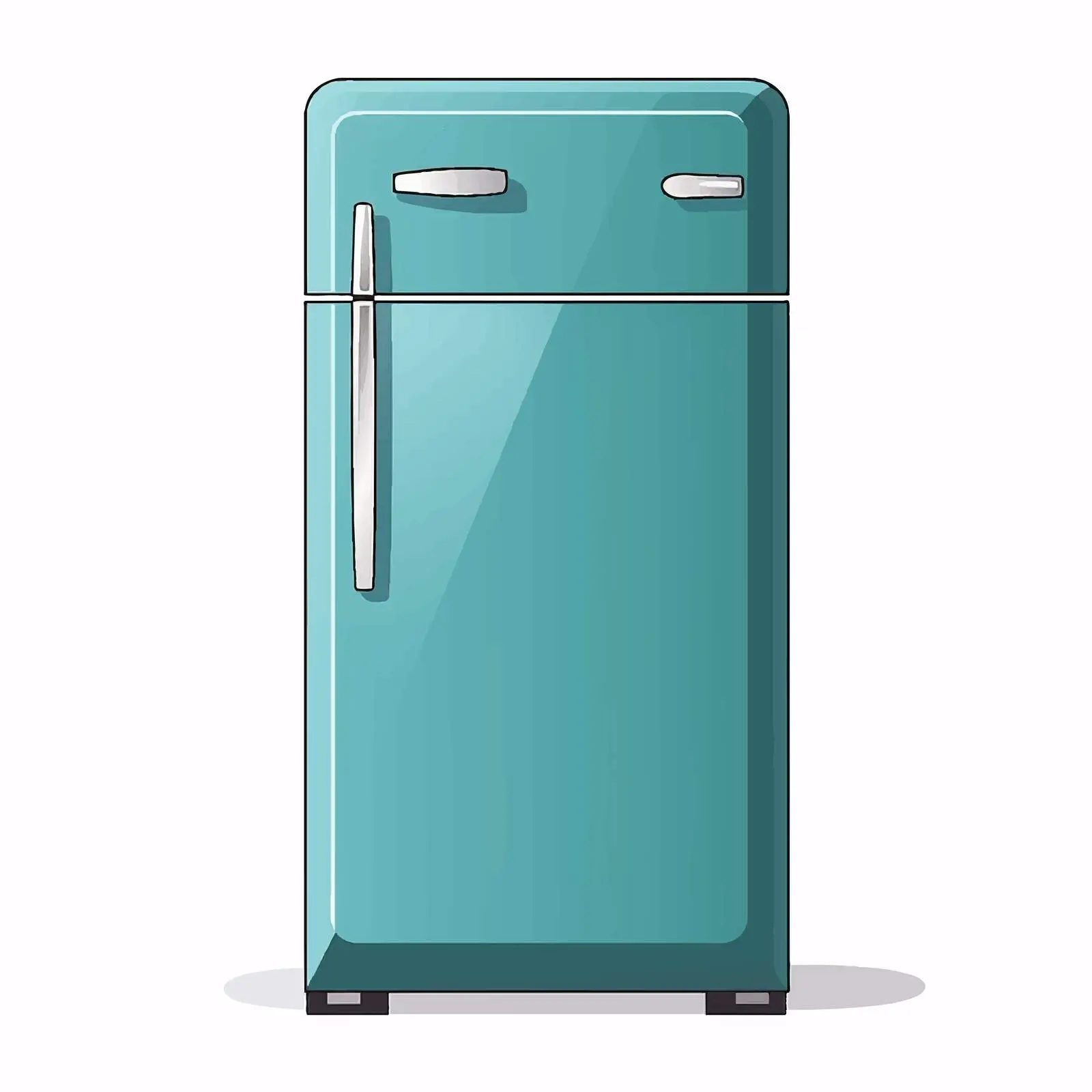 Refrigerator Vector Illustration on White Background — free download from Dotvec