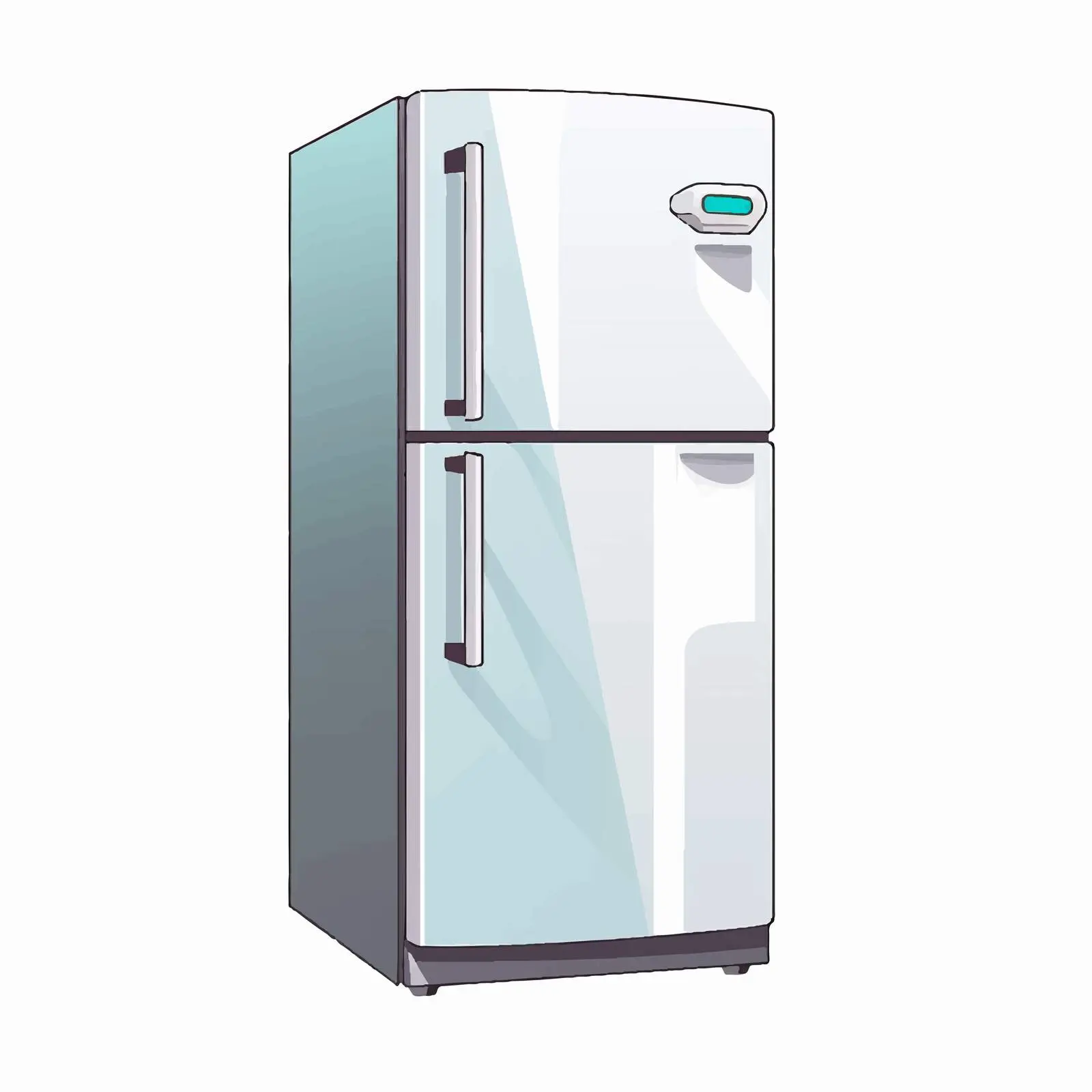 Refrigerator Vector Illustration on White Background — free download from Dotvec