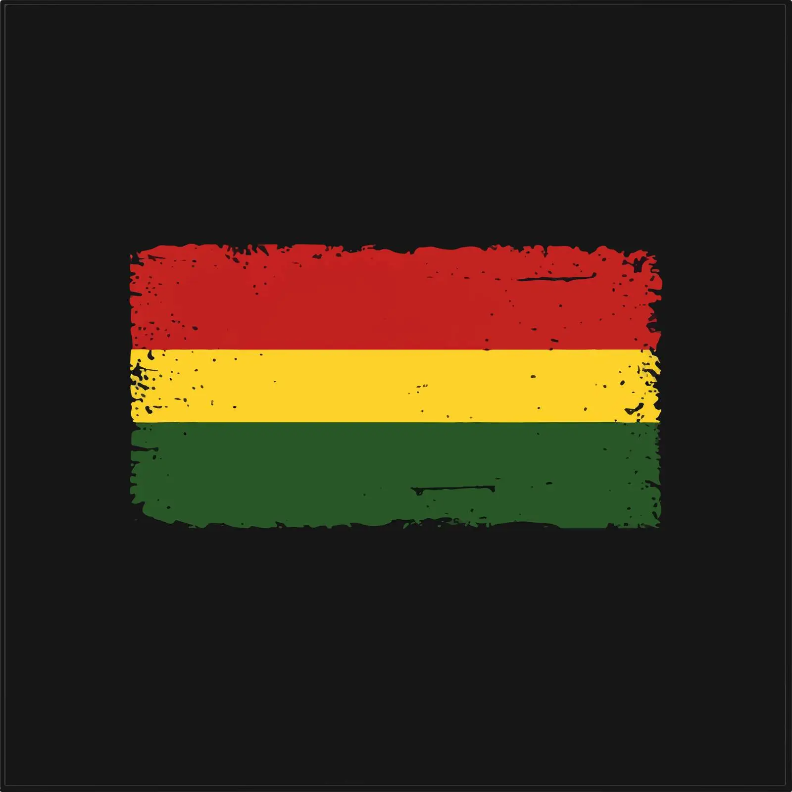 Flat Vector Reggae Flag Illustration – free caribbean image from Dotvec