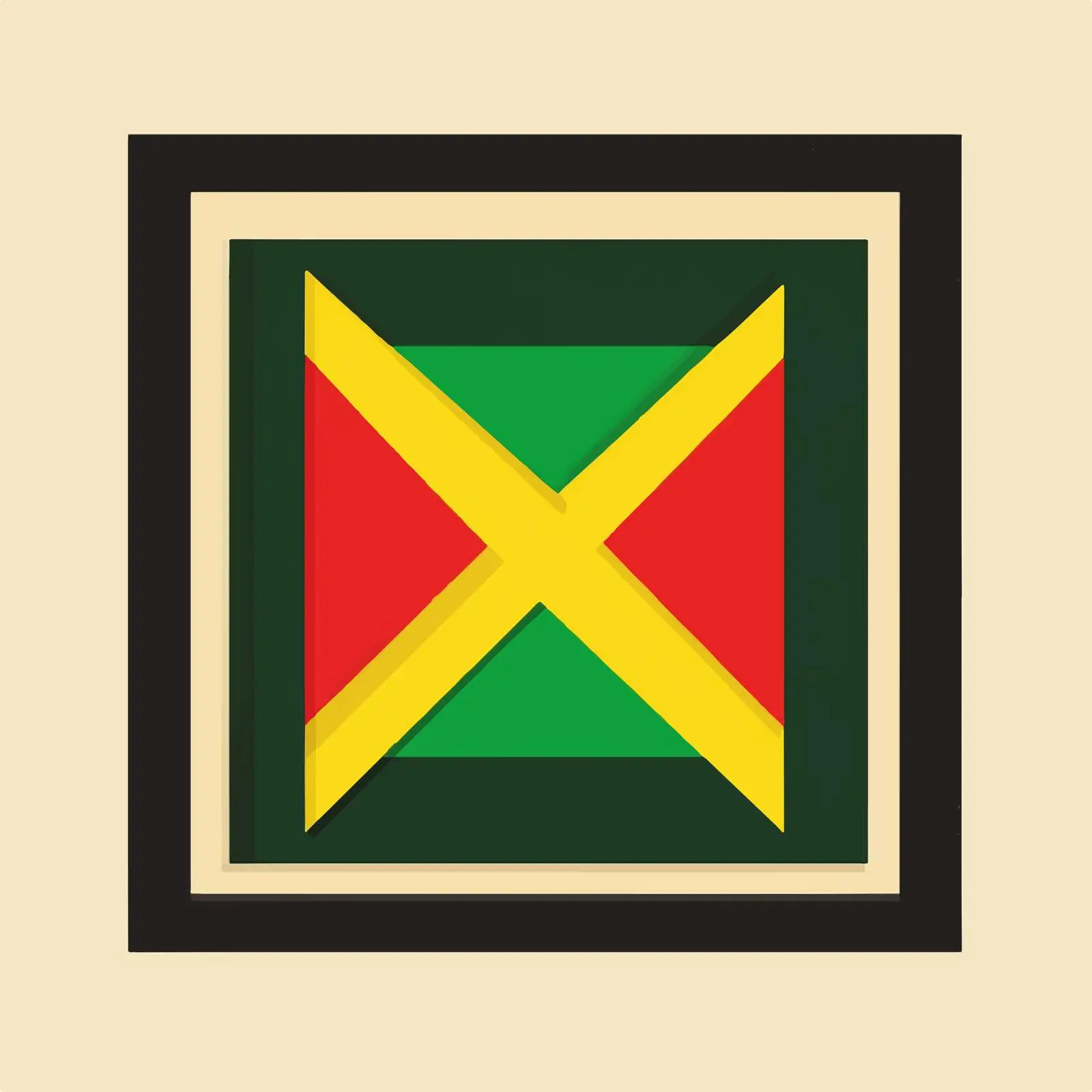 Flat Vector Illustration of Reggae Flag Symbol – free caribbean image from Dotvec