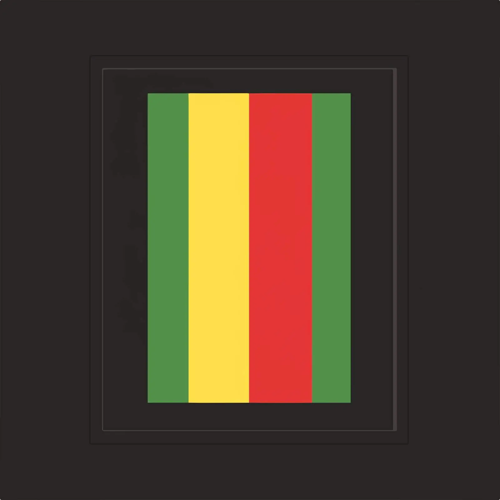 Flat Vector Illustration of Reggae Flag Symbol — free download from Dotvec