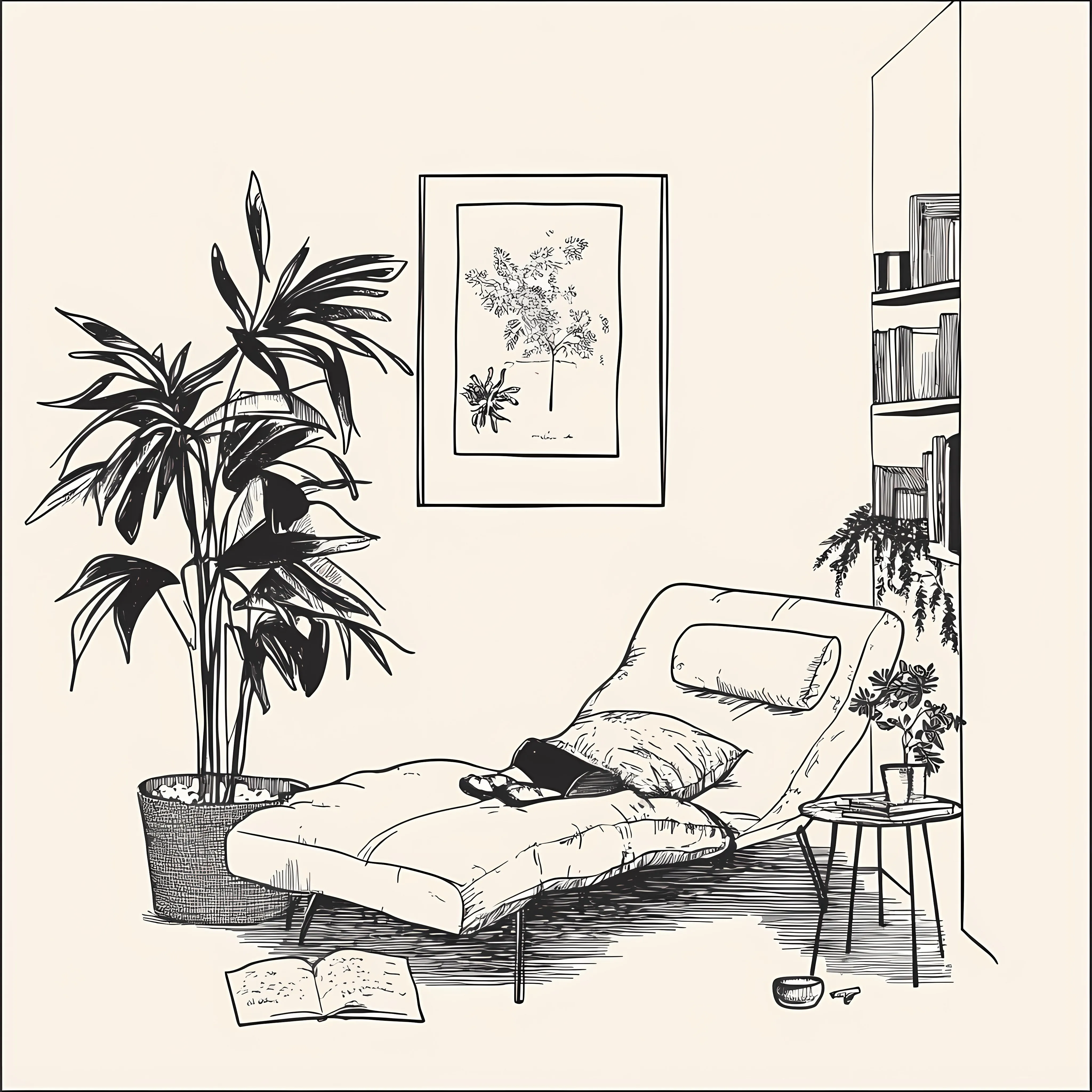 Relaxation Hand Drawn Sketch Elements Vector — free download from Dotvec