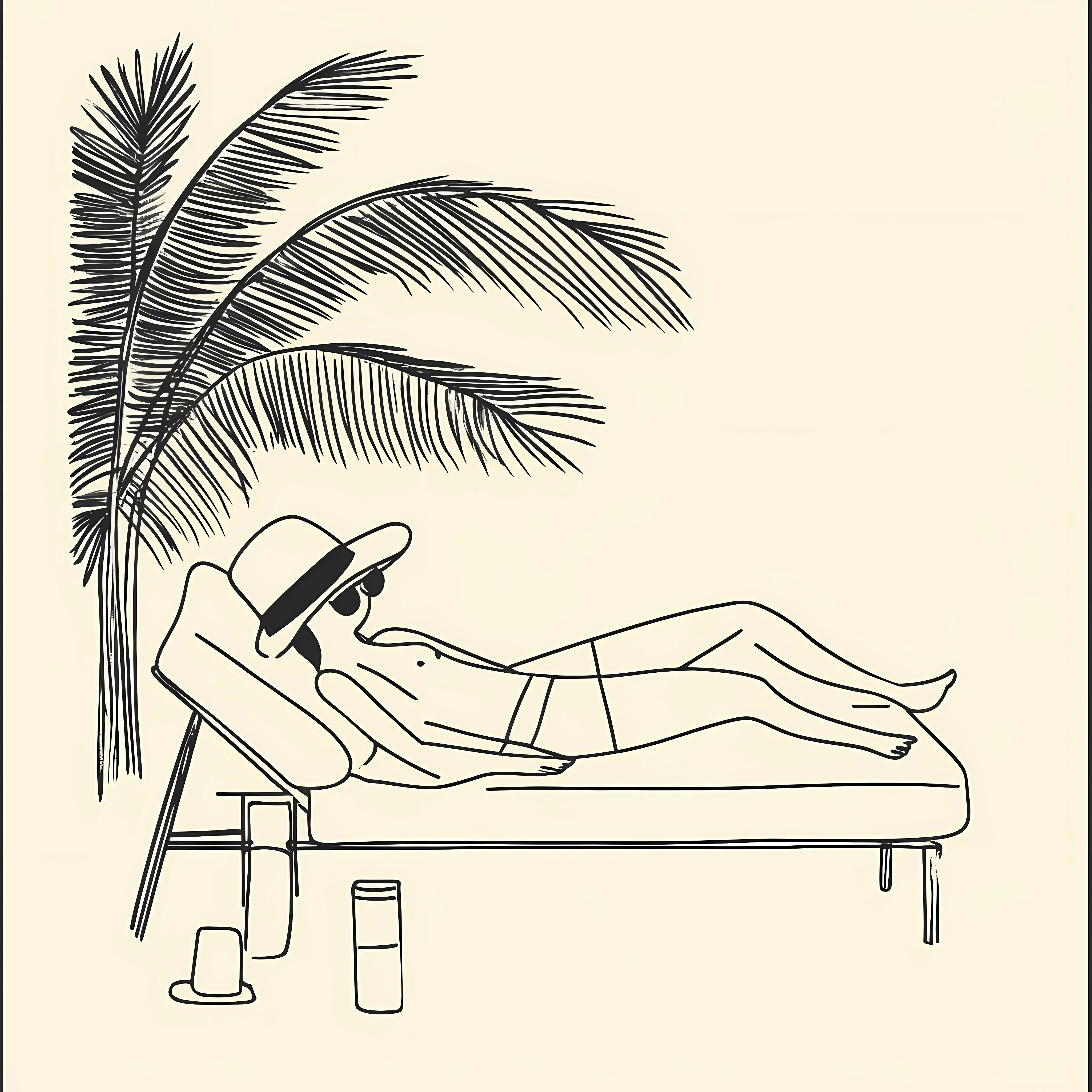 Relaxation Hand Drawing Sketches Elements — free download from Dotvec