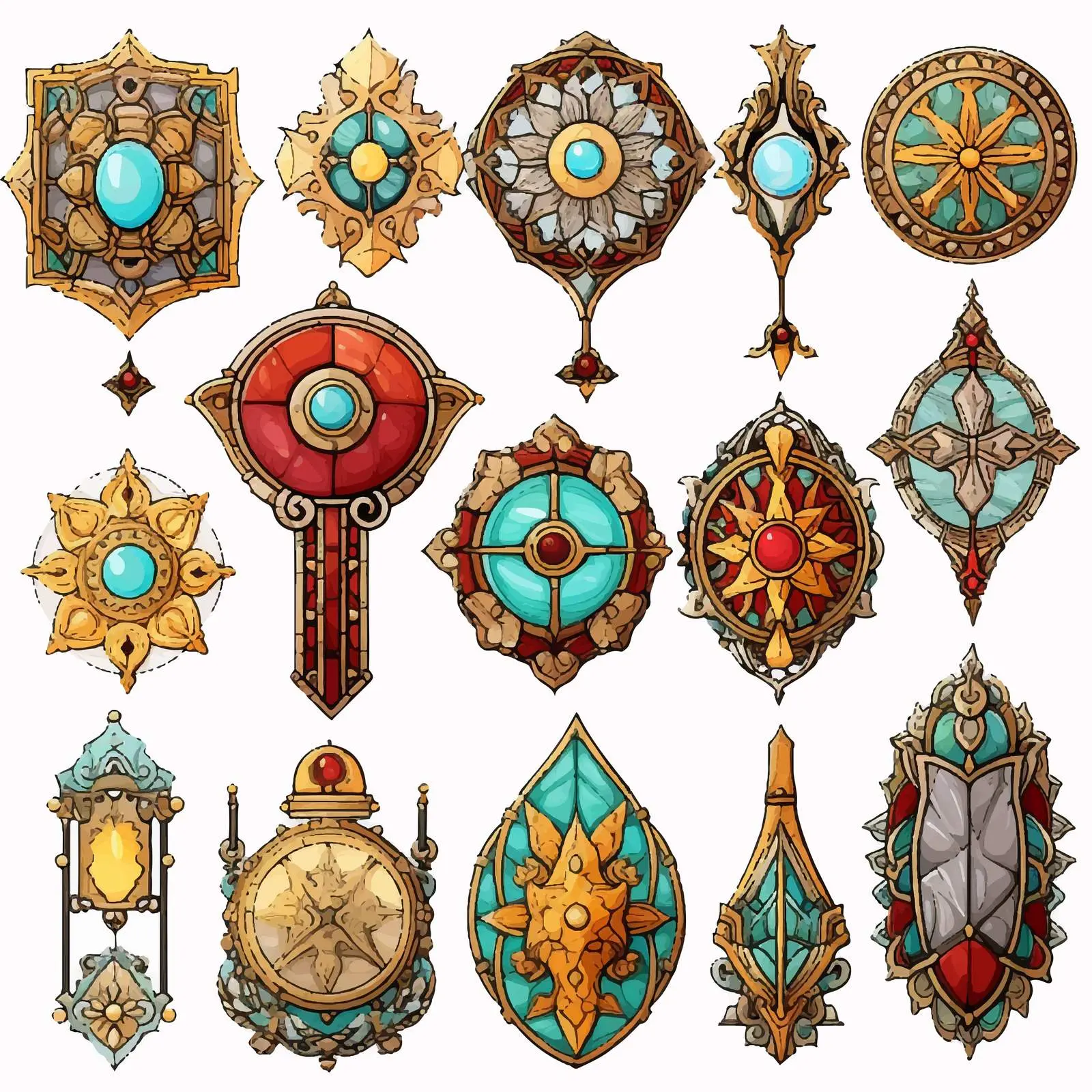 Medieval Religious Vintage Scrapbook Embellishments – free medieval illustrations image from Dotvec
