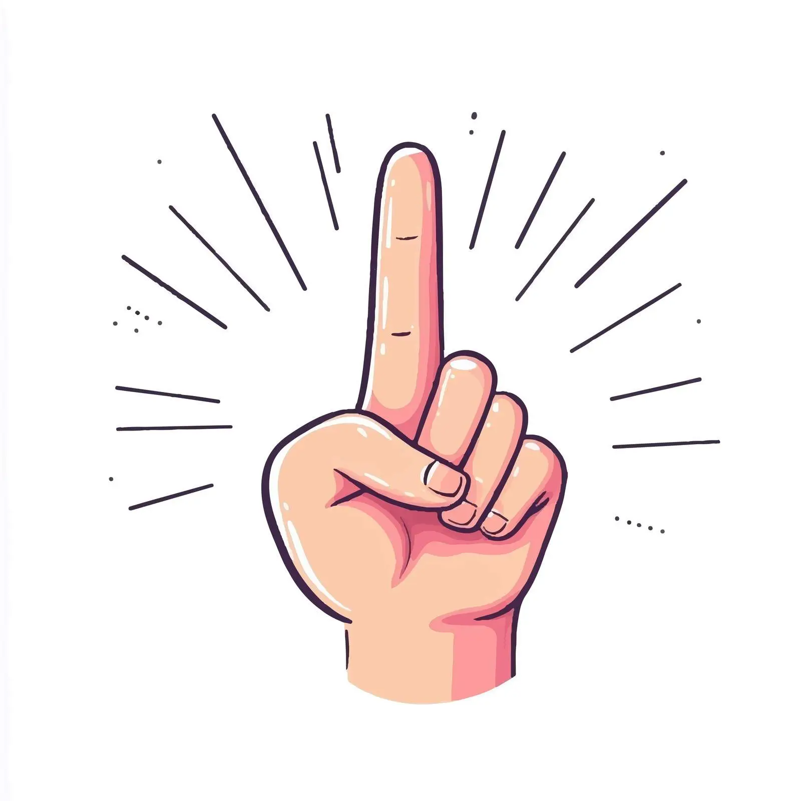 Cartoon Hand with Reminder Sign Vectors — free download from Dotvec