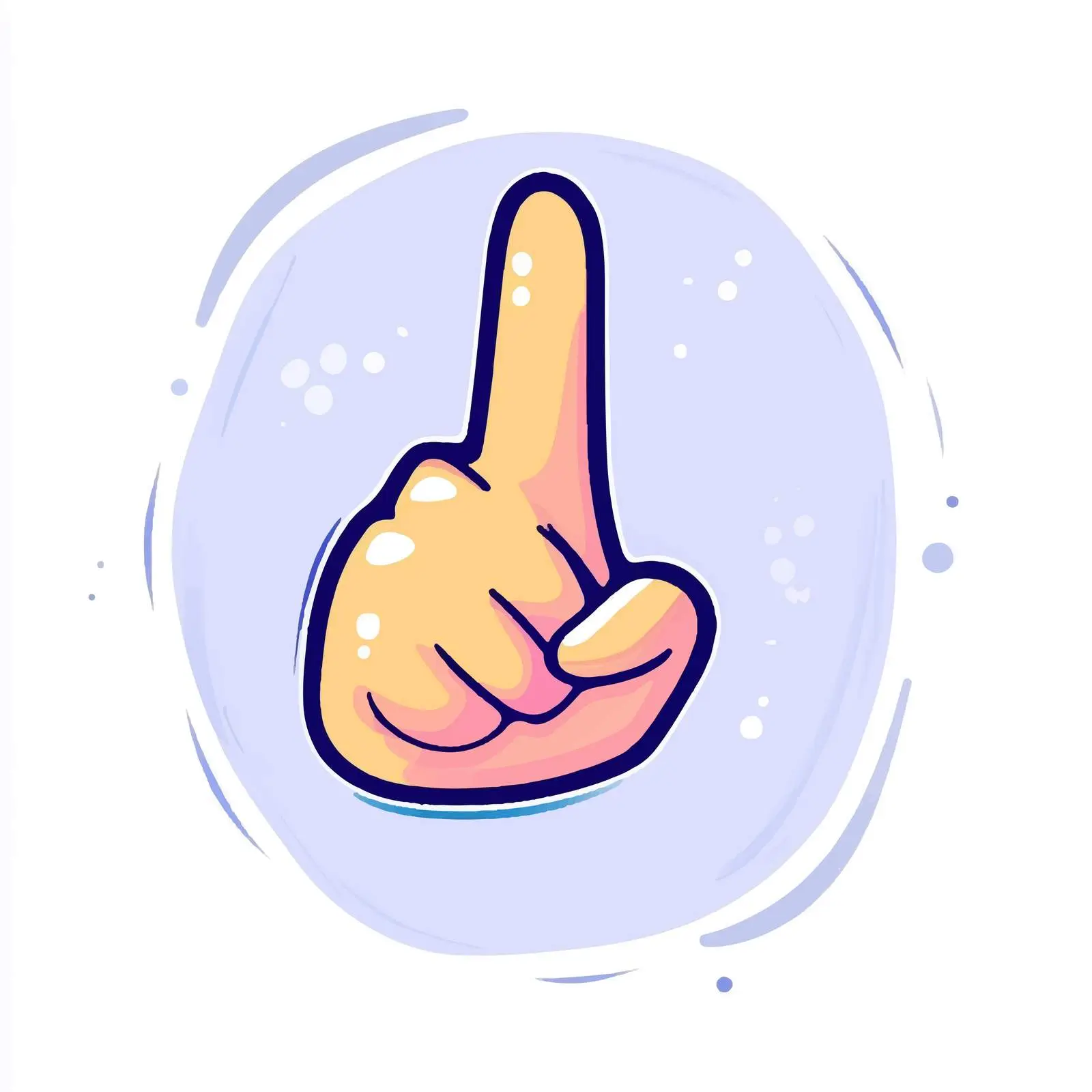 Hand Cartoon with Reminder Sign on Finger — free download from Dotvec