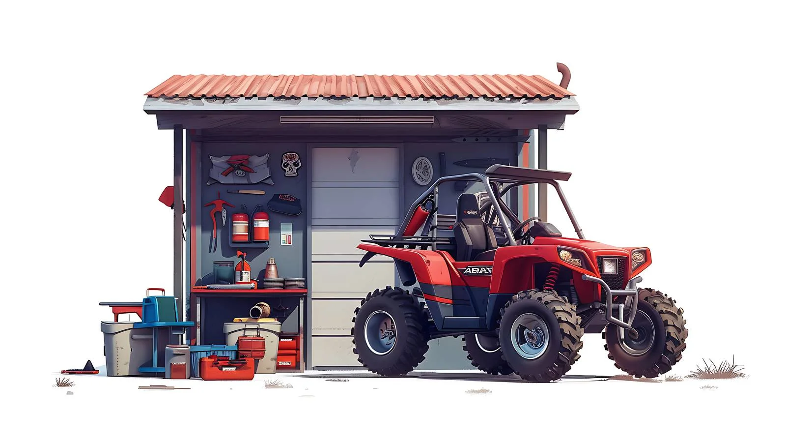 ATV Repair Service Station — free download from Dotvec
