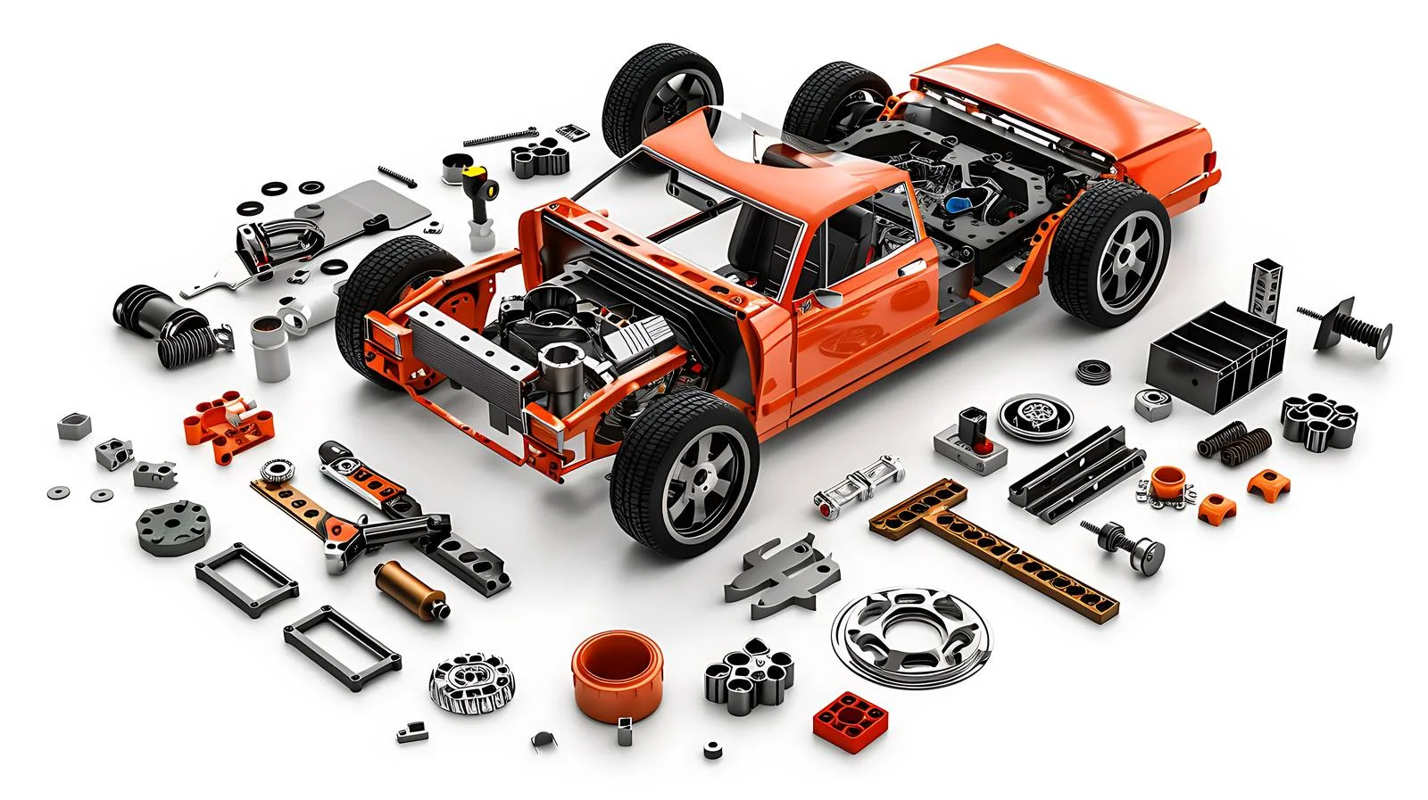 Car Parts Replacement Process — free download from Dotvec