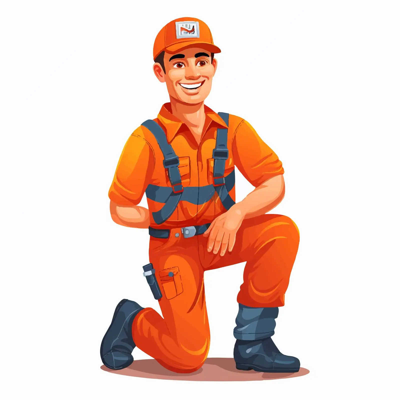 Residential Drain and Pipe Cleaning Service Worker — free download from Dotvec