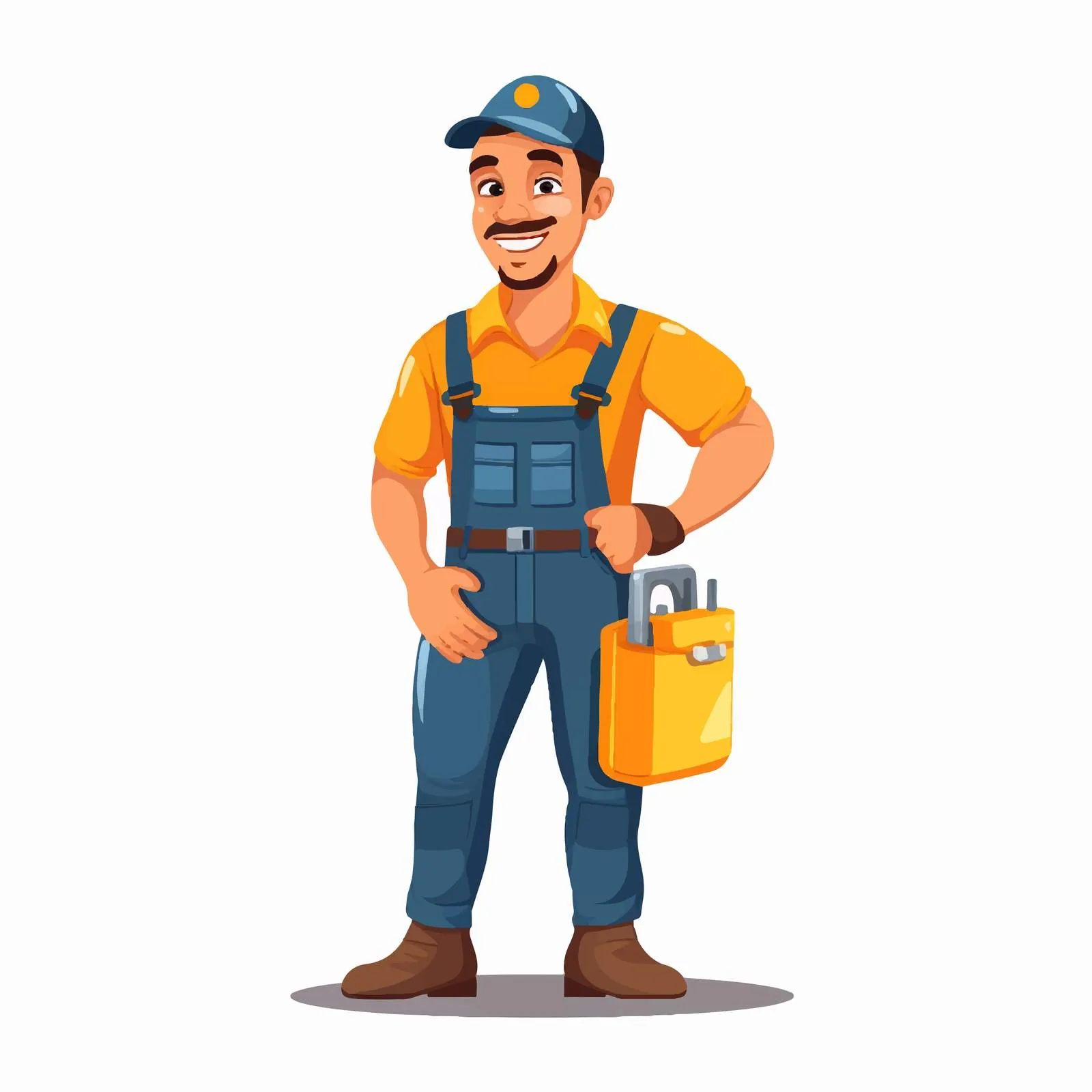 Professional Residential Plumbing Service Worker — free download from Dotvec