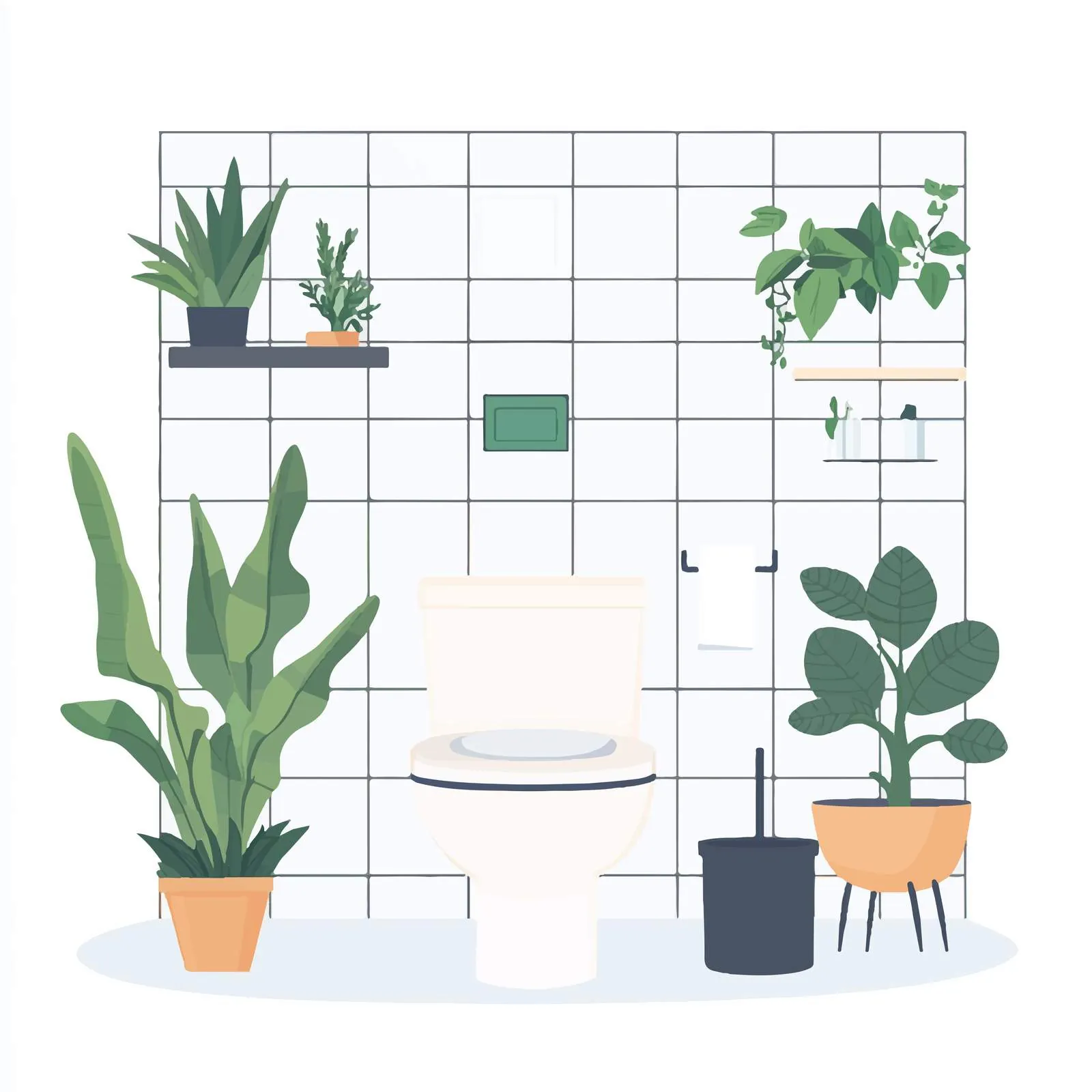 Modern Water Closet Interior Design – free fitting image from Dotvec