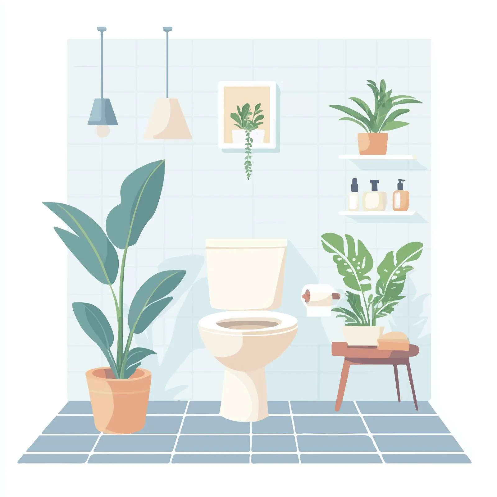 Modern Interior Design for Water Closet — free download from Dotvec