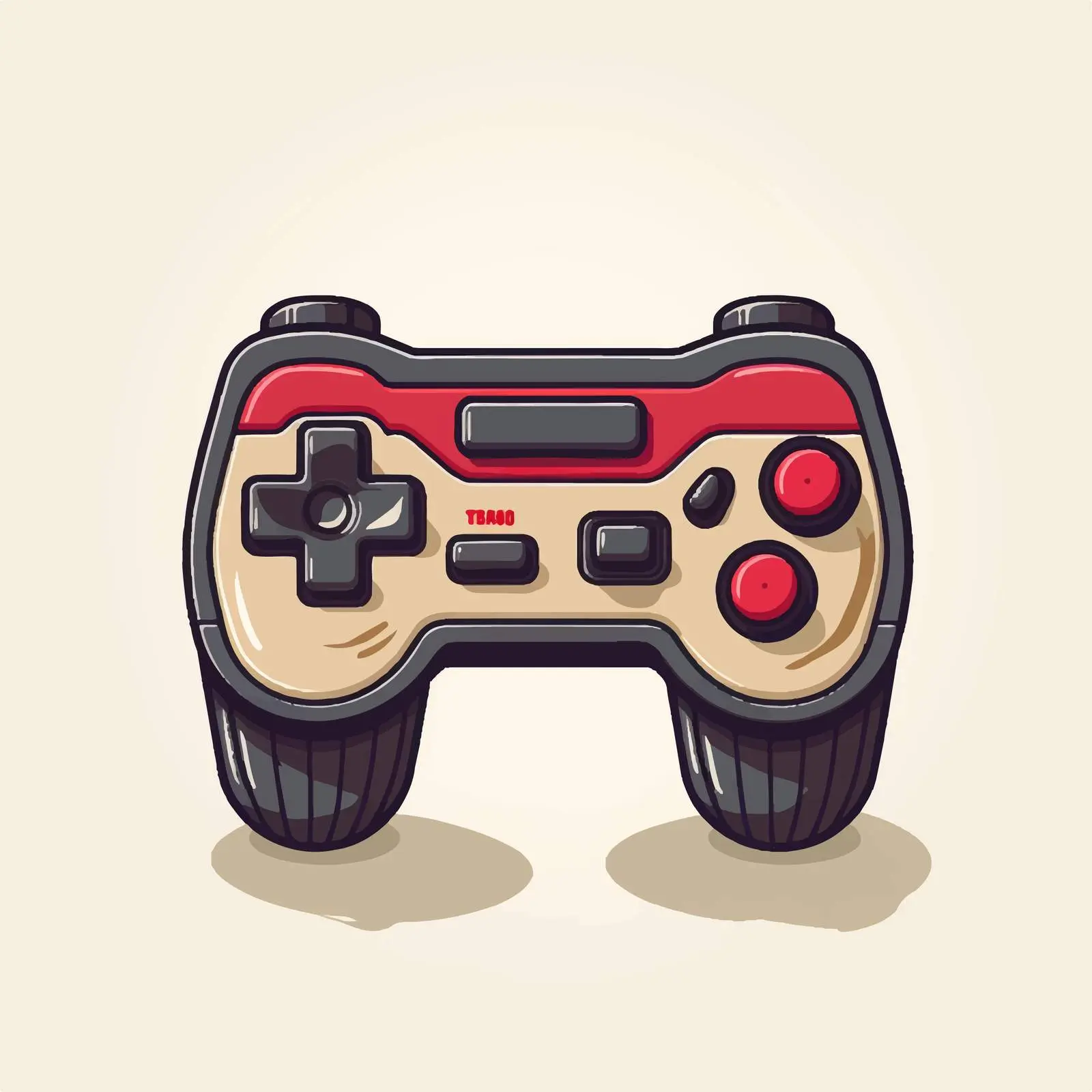 Vintage 80s Joystick Game Controller Vector — free download from Dotvec