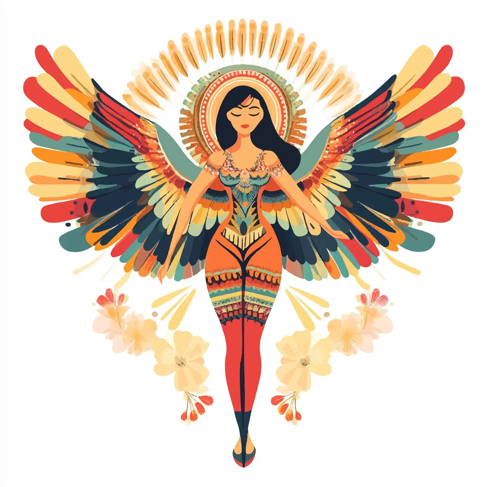 Retro Design Wide Angle Centered Composition — free download from Dotvec