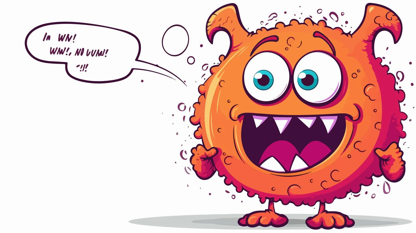 Vintage Alien Speech Bubble Cartoon Illustration — free download from Dotvec