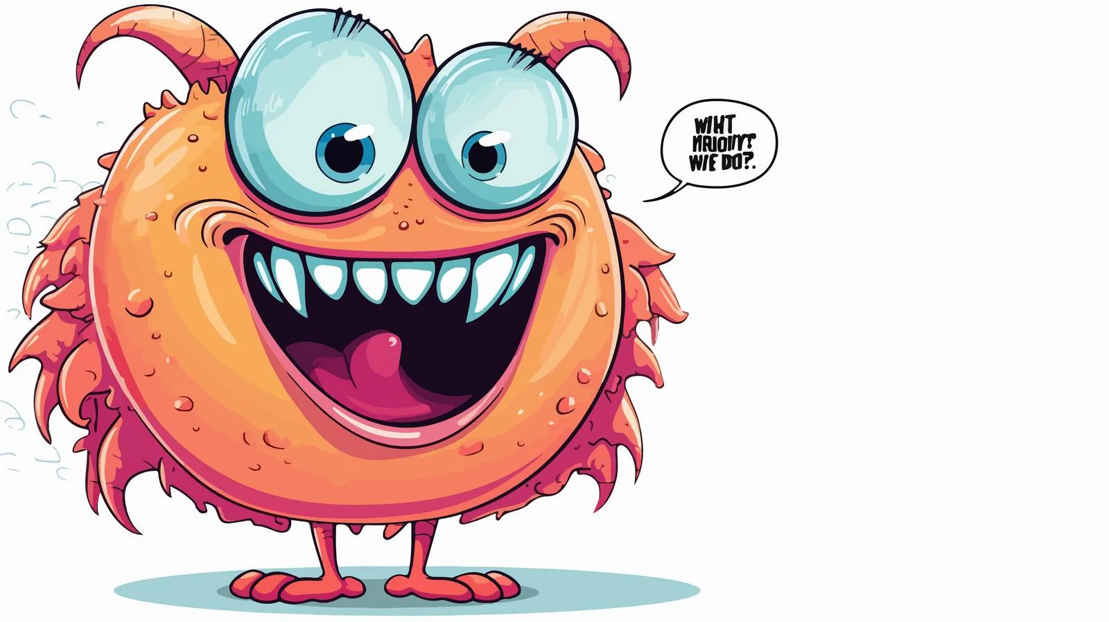 Retro Alien with Speech Bubble — free download from Dotvec