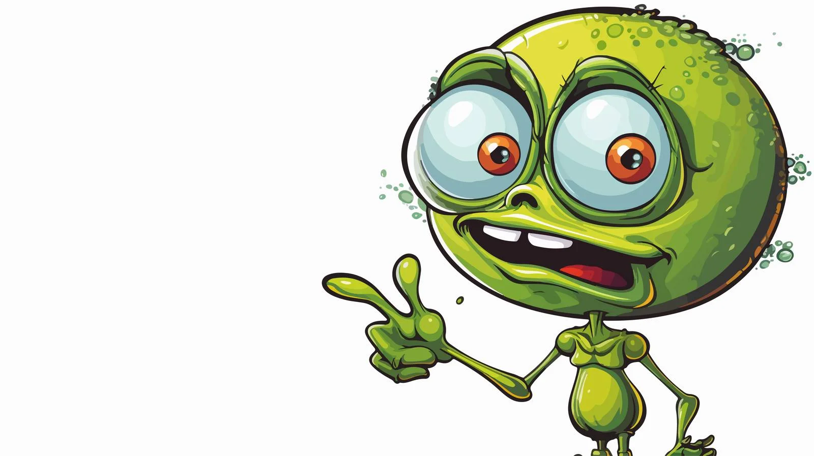 Vintage Alien Speech Bubble Illustration — free download from Dotvec