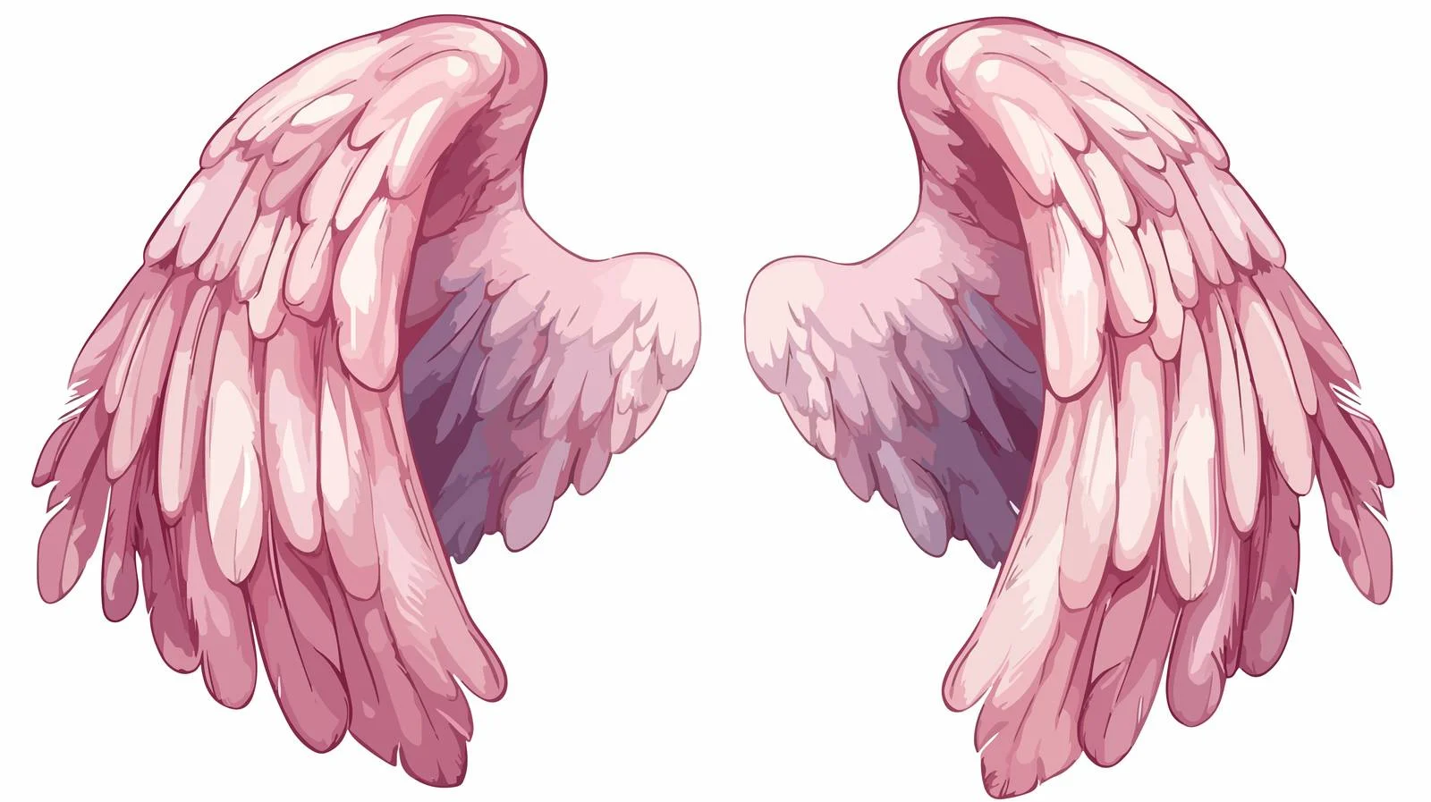 Vintage Angel Wings Illustration — free download from Dotvec