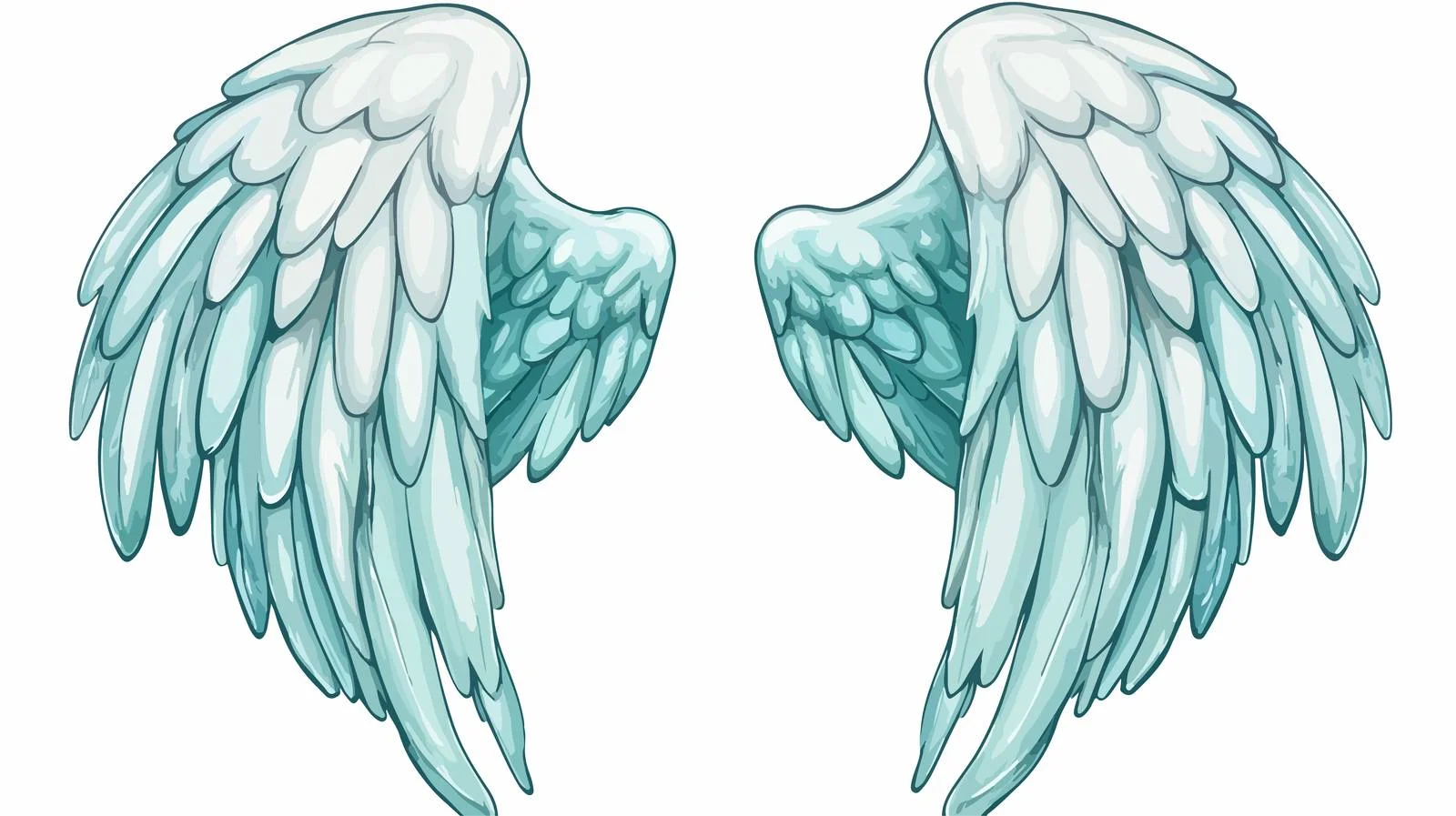 Vintage Angel Wings Illustration — free download from Dotvec