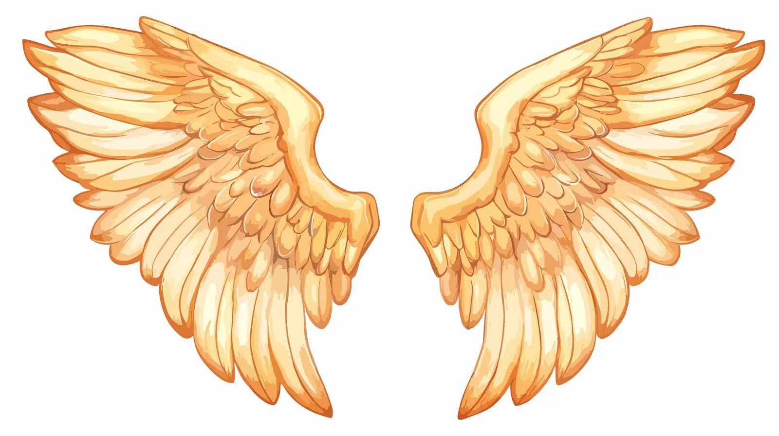 Vintage Angel Wings Illustration — free download from Dotvec