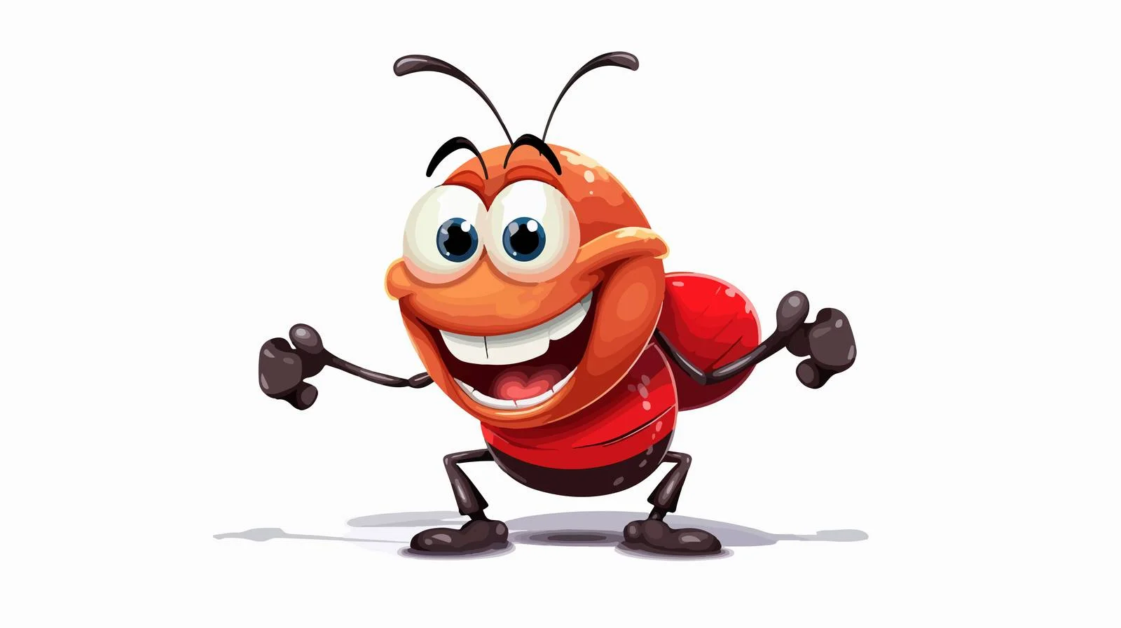 Ant Carrying Food Vector Illustration — free download from Dotvec