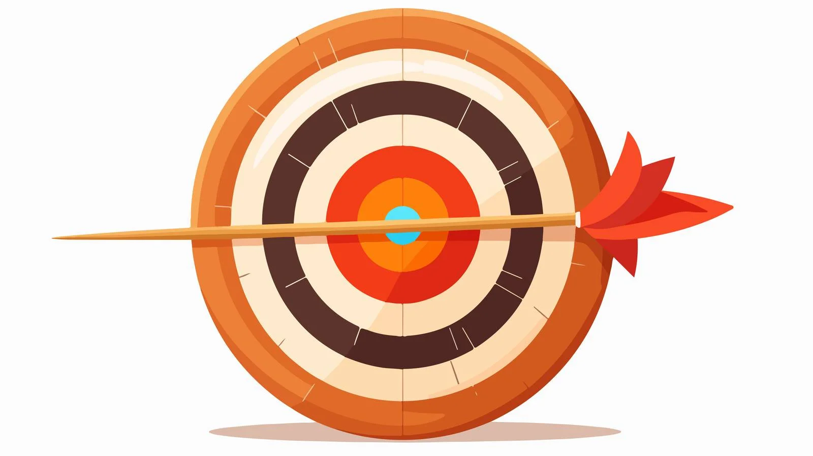 Vintage Archery Target Illustration — free download from Dotvec