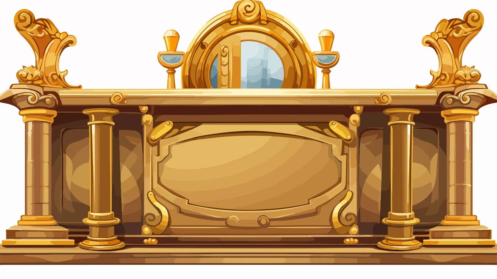 Retro Cartoon Bar of Gold Vector — free download from Dotvec