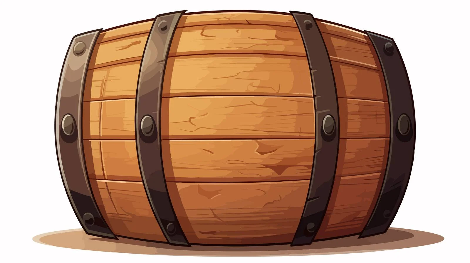 Vintage Beer Barrel Stock Illustration — free download from Dotvec