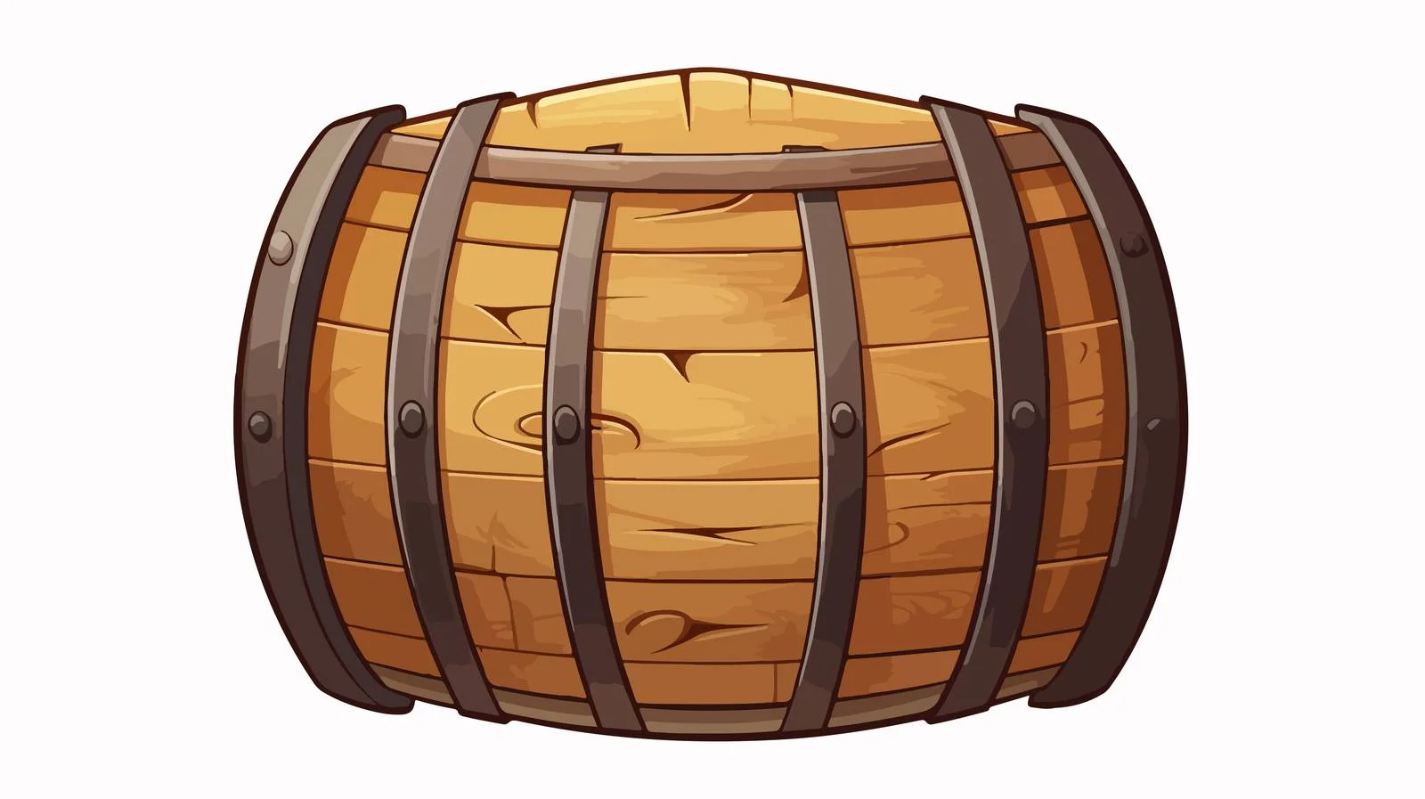 Vintage Beer Barrel Illustration — free download from Dotvec