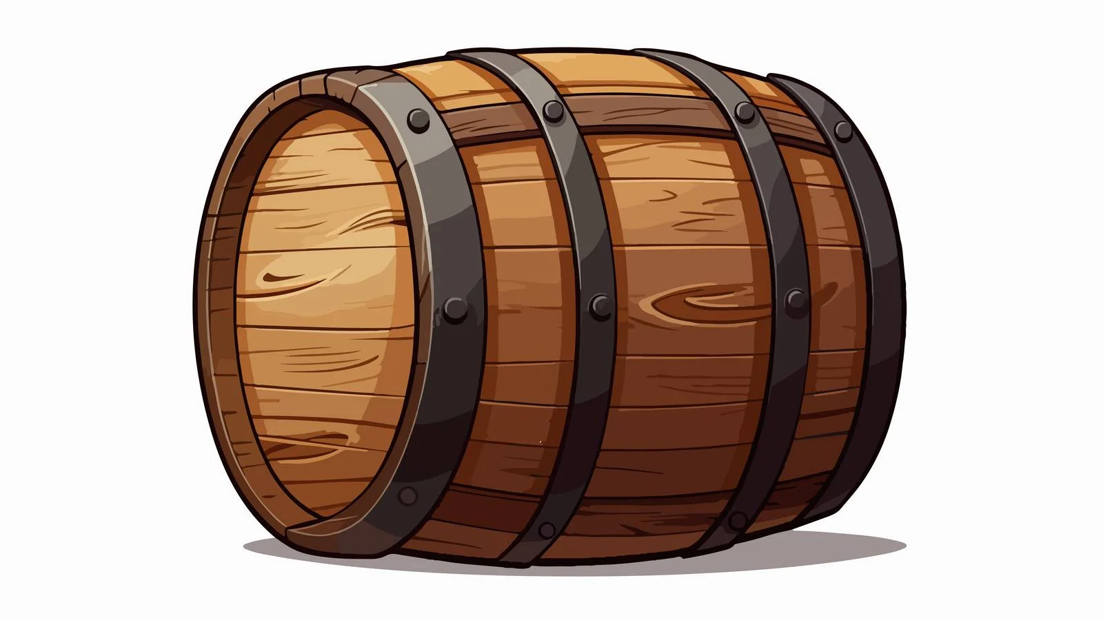 Vintage Beer Barrel Illustration — free download from Dotvec