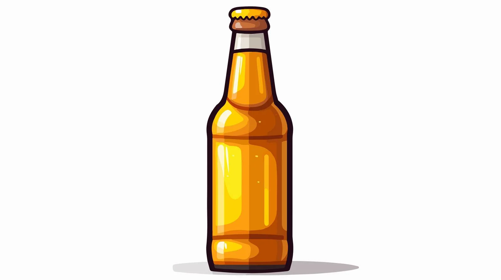Vintage Beer Bottle Illustration — free download from Dotvec