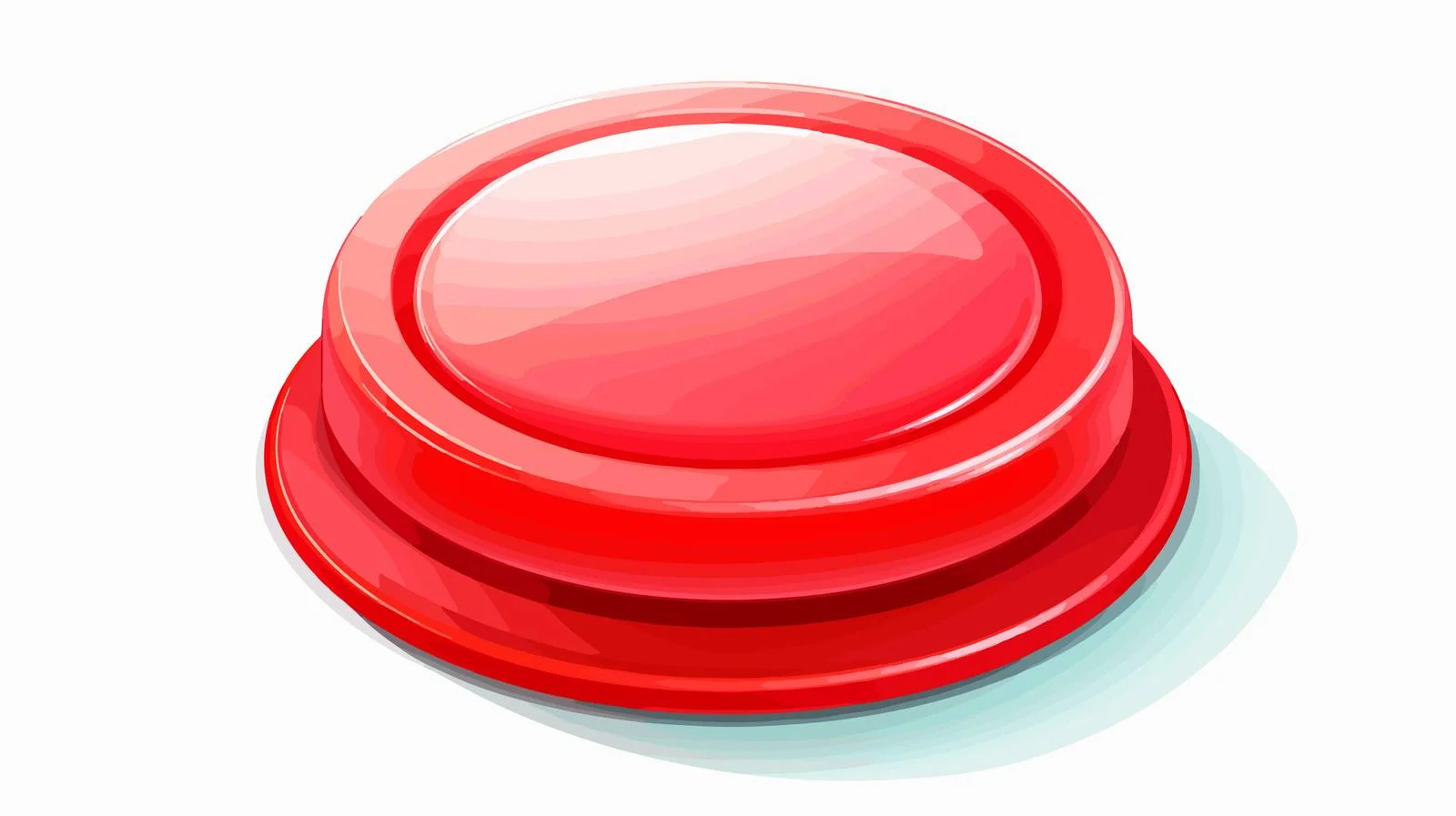 Vintage Red Push Button Vector Illustration — free download from Dotvec