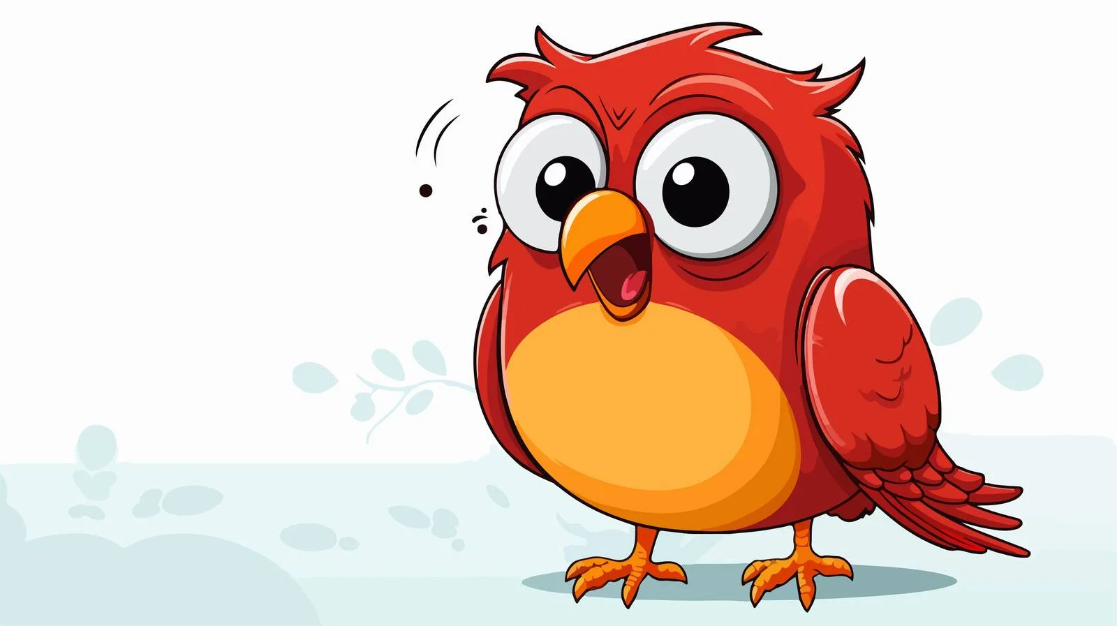 Vintage Bird Speech Bubble Vector Illustration — free download from Dotvec