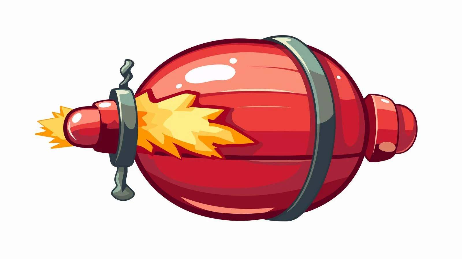 Retro Cartoon Bomb Illustration — free download from Dotvec