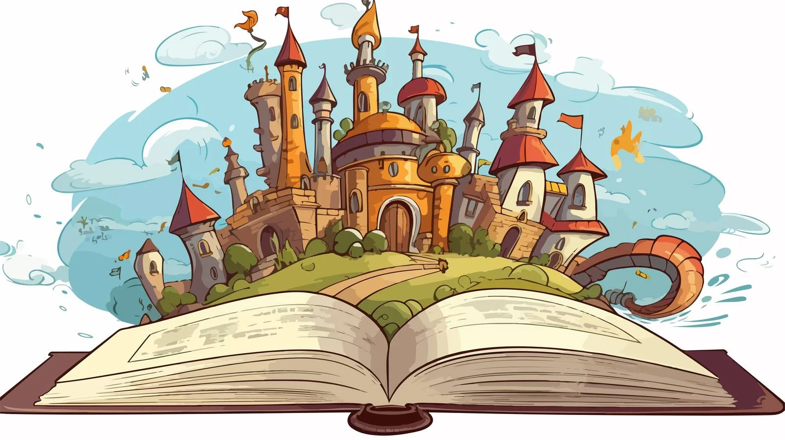 Vintage Cartoon Book Illustration — free download from Dotvec