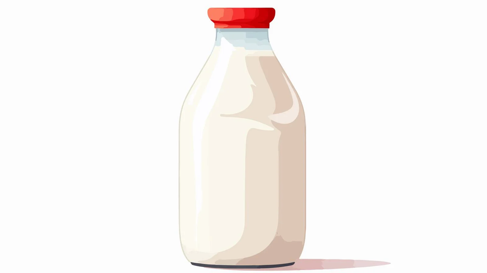 Vintage Milk Bottle Vector Illustration — free download from Dotvec