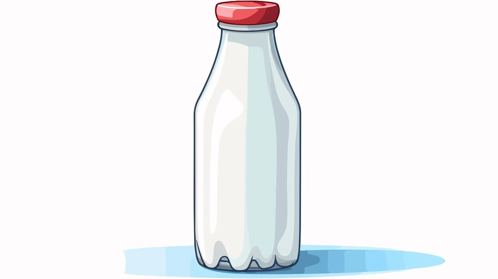 Vintage Milk Bottle Illustration — free download from Dotvec