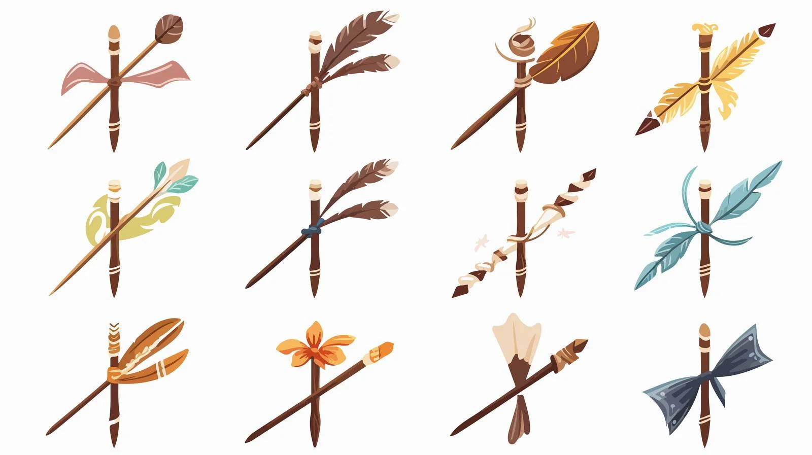 Vintage Bow and Arrows Illustration — free download from Dotvec