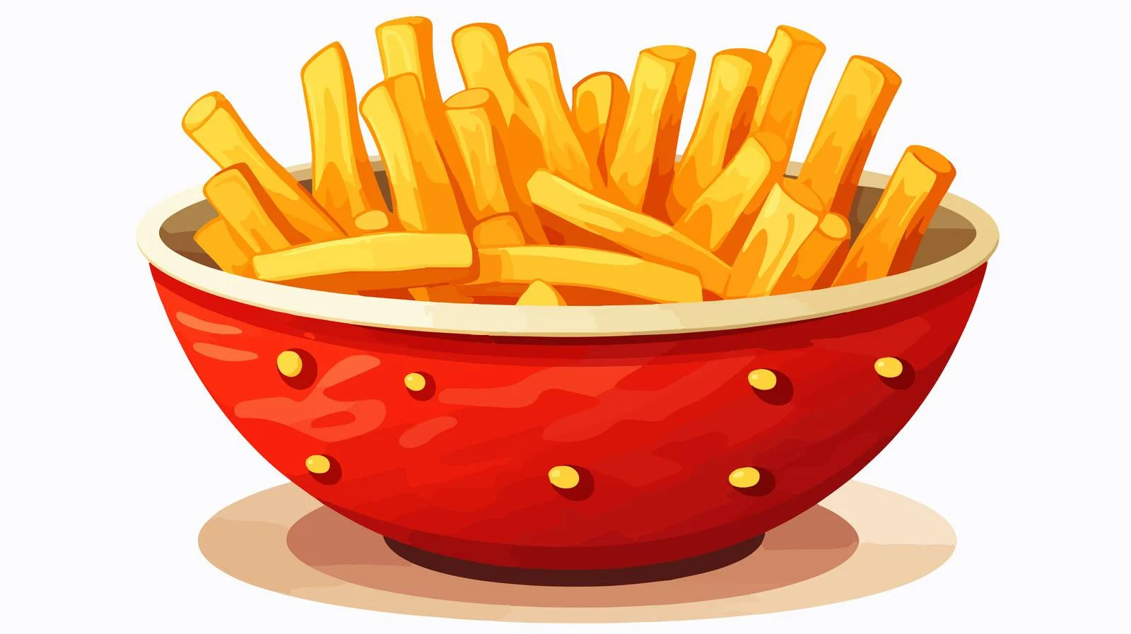 Vintage Style French Fries Vector Illustration — free download from Dotvec