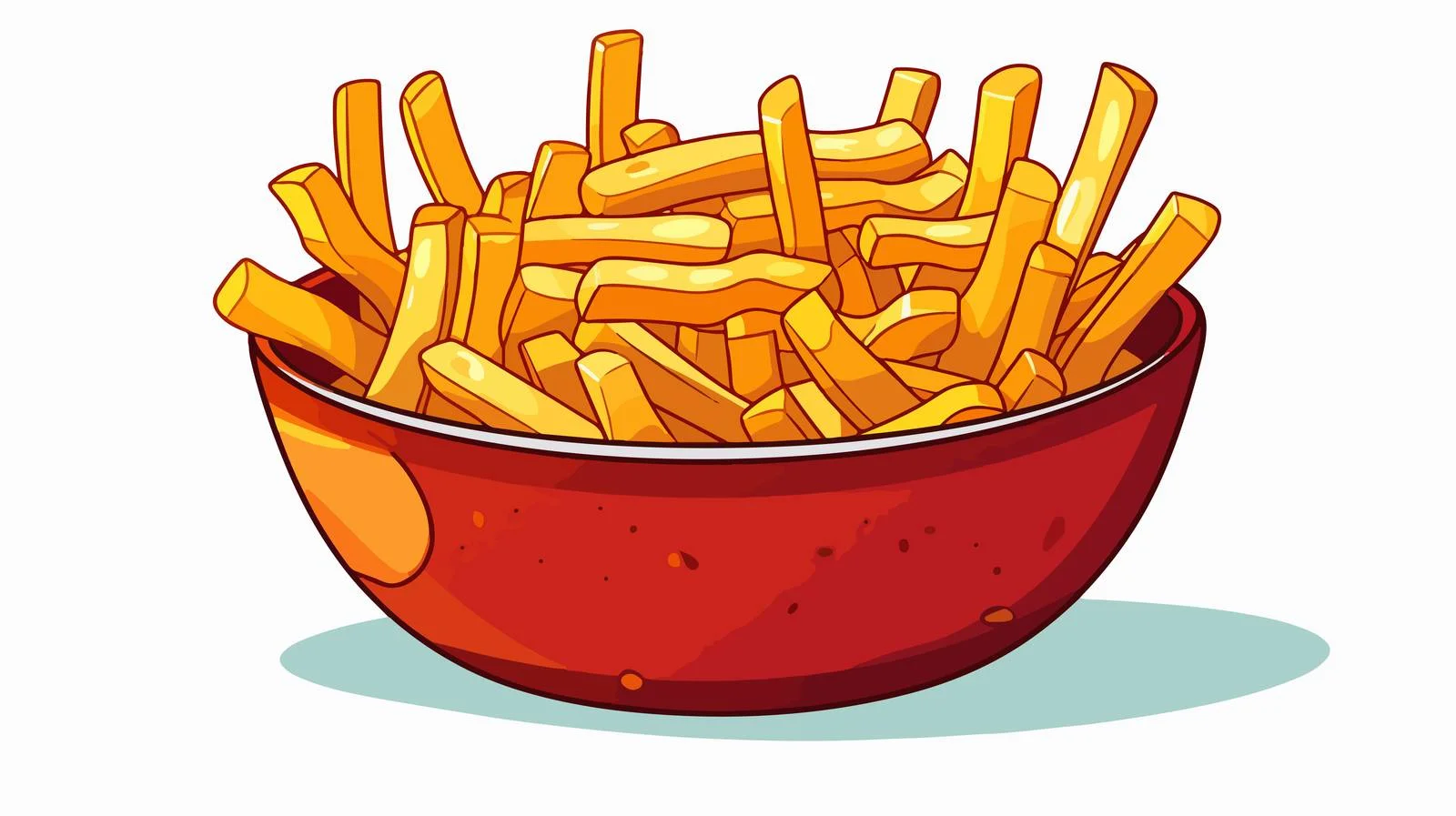 Vintage French Fries Vector Illustration — free download from Dotvec