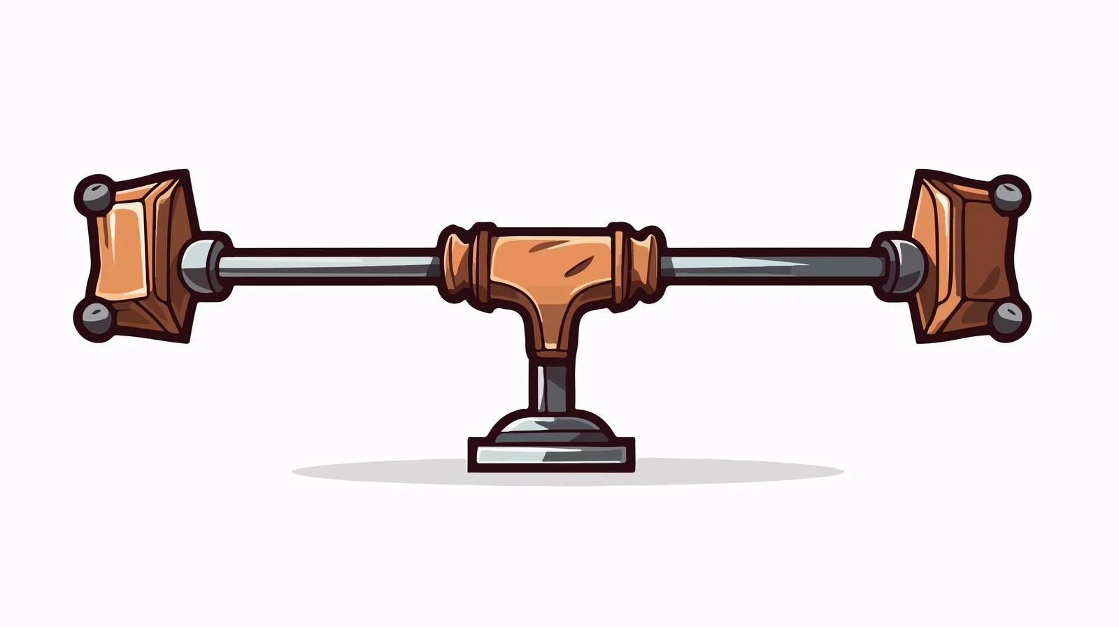 Vintage Cartoon Branding Iron Vector Illustration — free download from Dotvec