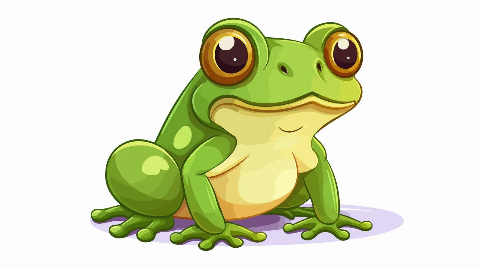 Whimsical Burping Frog Cartoon Vector Illustration — free download from Dotvec