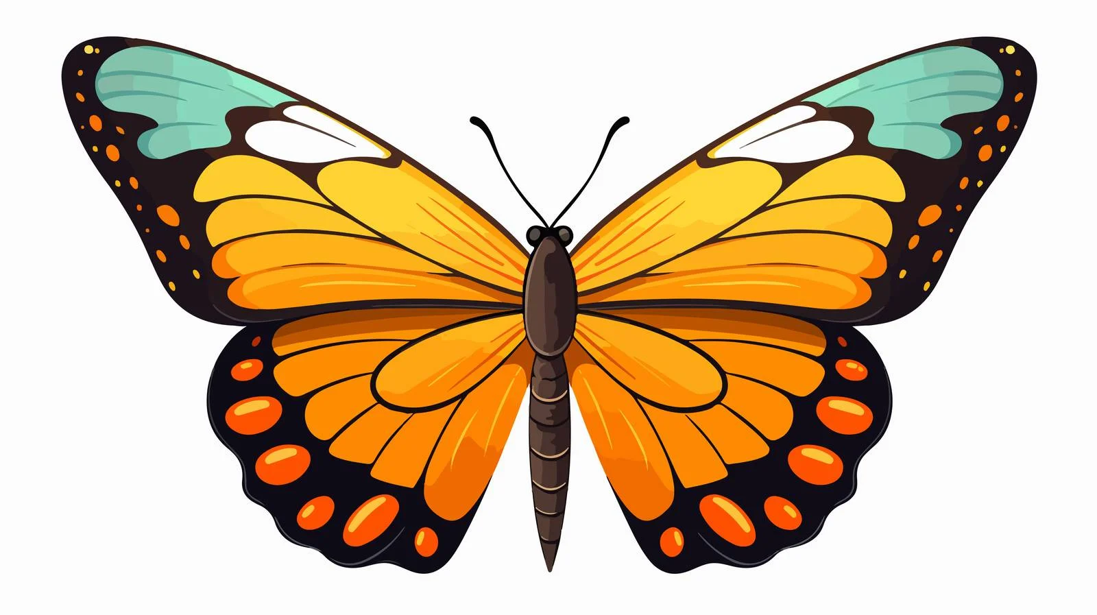 Vintage Butterfly Vector Illustration — free download from Dotvec