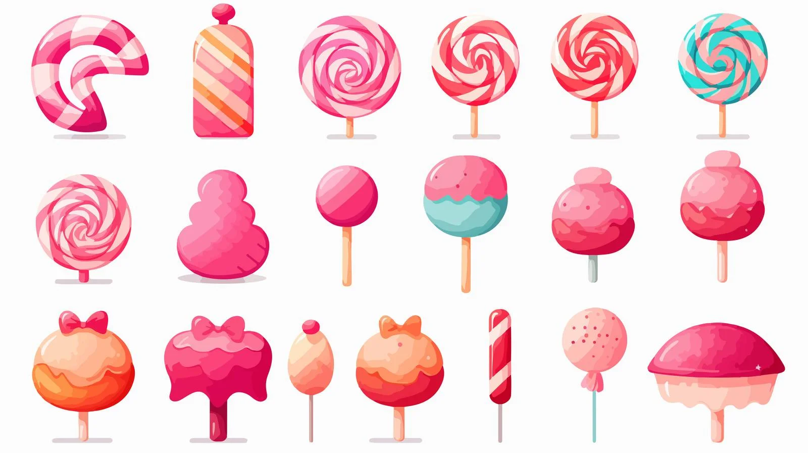 Retro Candy Cartoon Illustration — free download from Dotvec