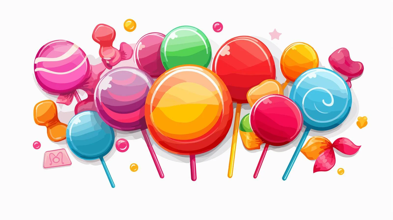 Vintage Candy Message Illustration — free download from Dotvec