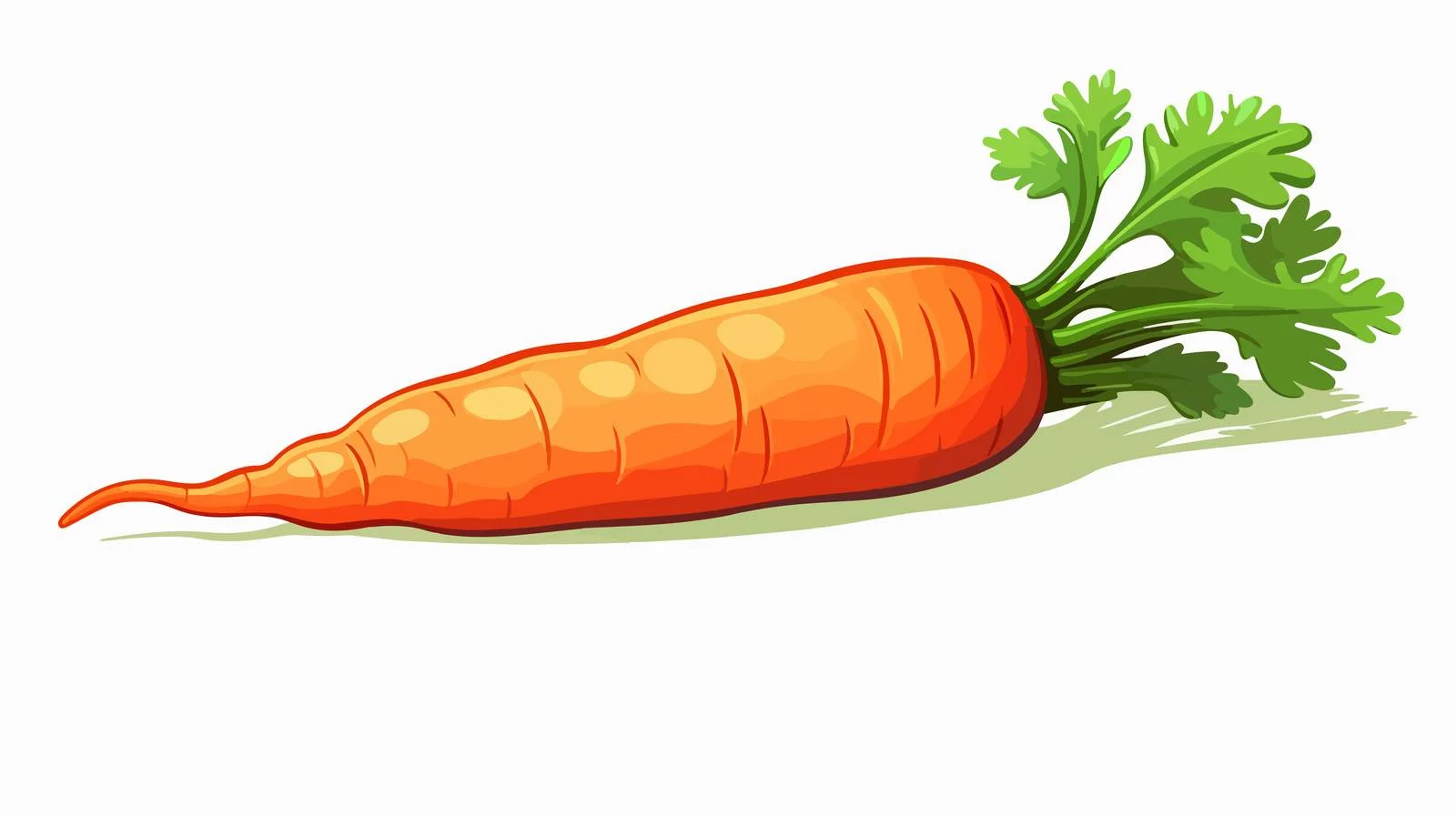 Retro Cartoon Carrot Illustration — free download from Dotvec
