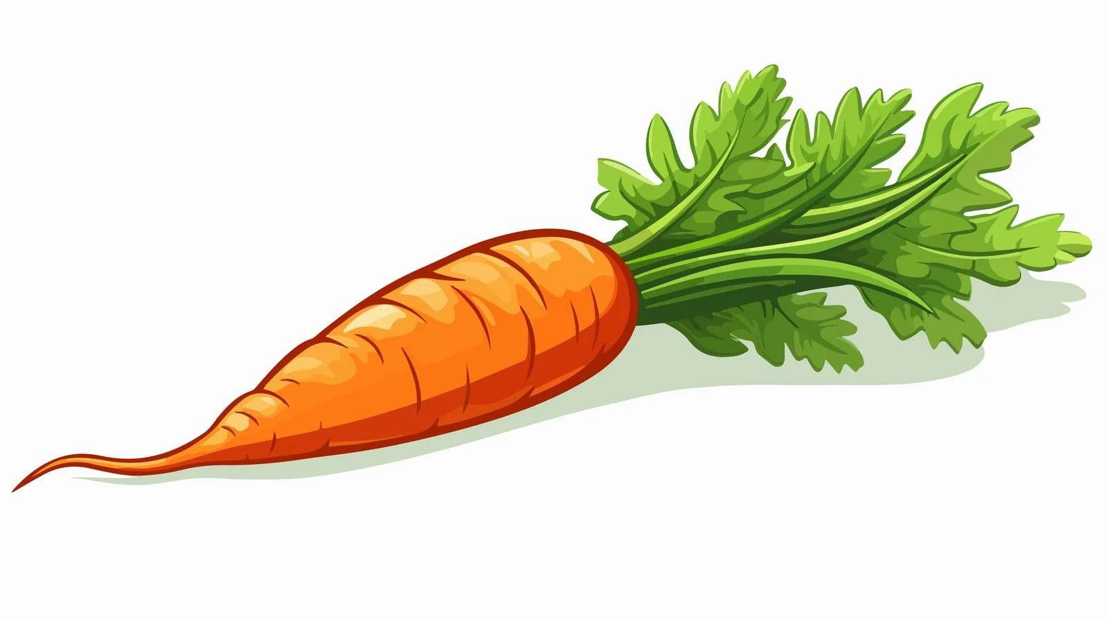 Vintage Cartoon Carrot Stock Illustration — free download from Dotvec