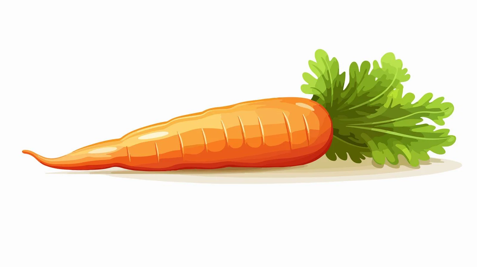 Vintage Cartoon Carrot Illustration — free download from Dotvec