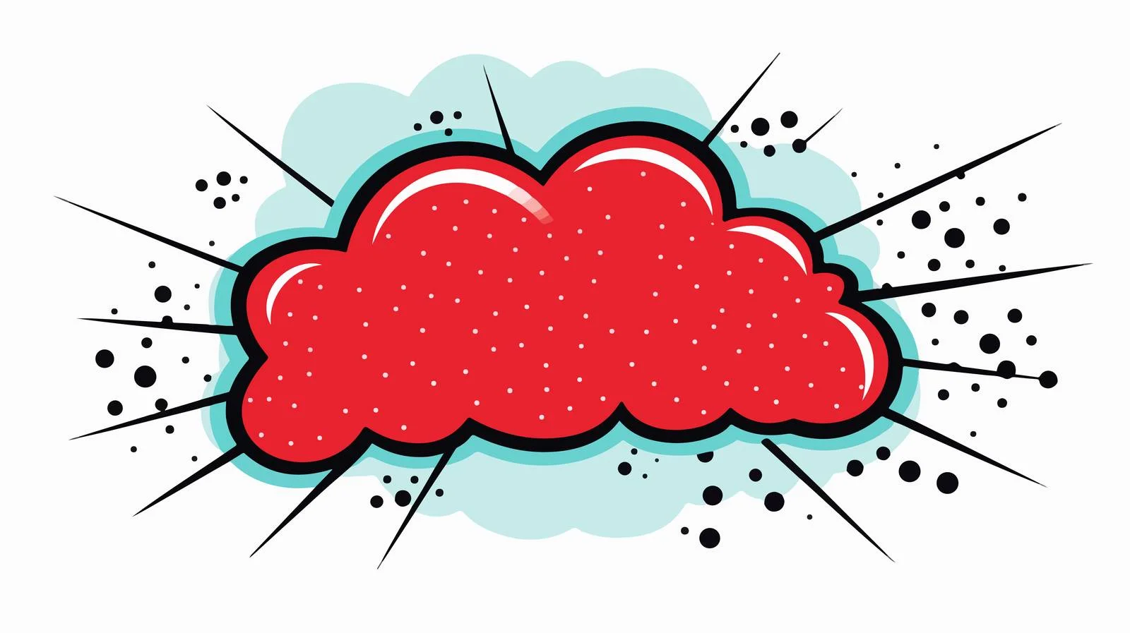 Vintage Cartoon Speech Balloon Illustration — free download from Dotvec