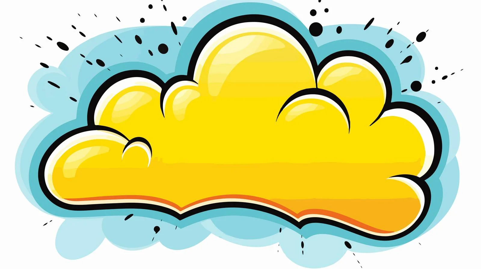 Vintage Cartoon Speech Bubble Illustration — free download from Dotvec